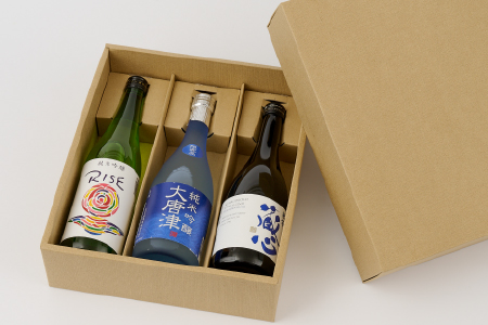 TheSAGA認定酒 純米吟醸酒おまかせ3本 定期便12回 【佐賀県産 佐賀認定酒 こだわり ギフト 贈答 プレゼント】(H072200)