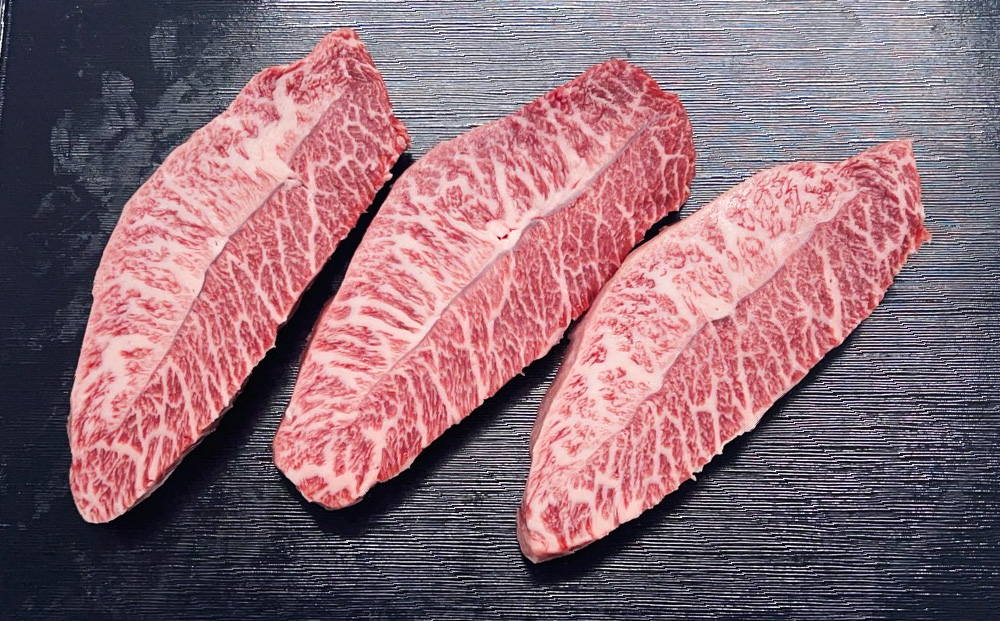 【3か月定期便】【厳選希少部位】【A4〜A5】佐賀牛ミスジステーキ 約300g(100g×3P)×3回【肉 牛肉 ブランド牛 黒毛和牛 ステーキ肉 ふるさと納税】(H112259)