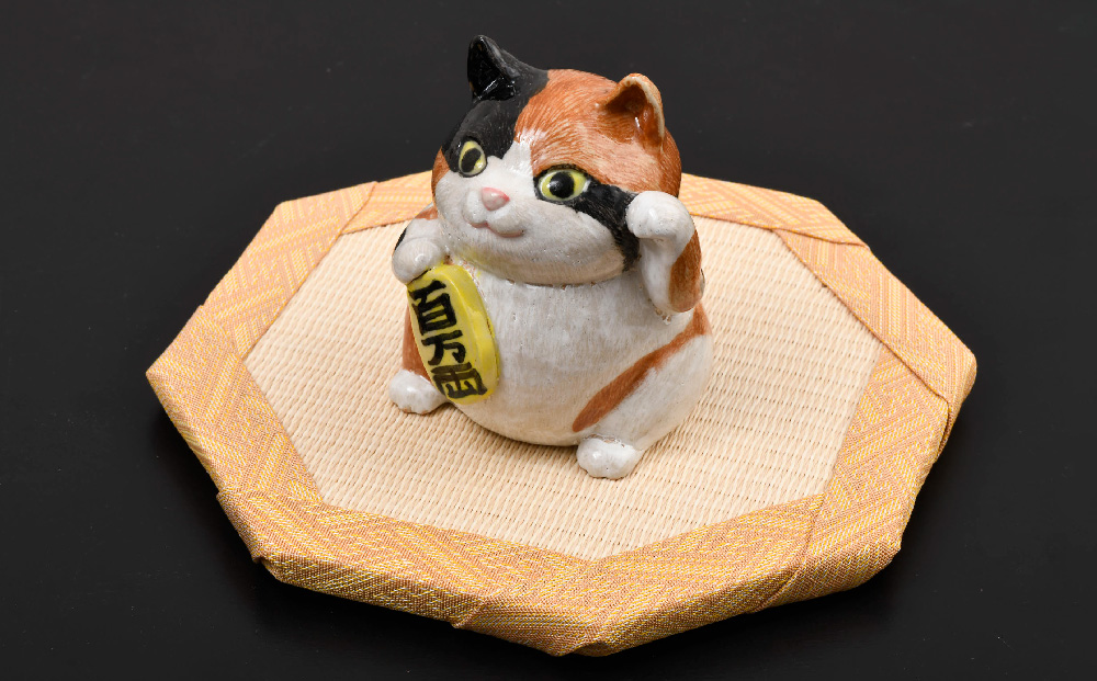 風水 八角形ミニ畳 【八角形 風水 健康運 金運 開運 邪気払い 和紙表 撥水加工 変色しづらい 手作り 卓上 おしゃれ マウスパッド 小物】(H075112)