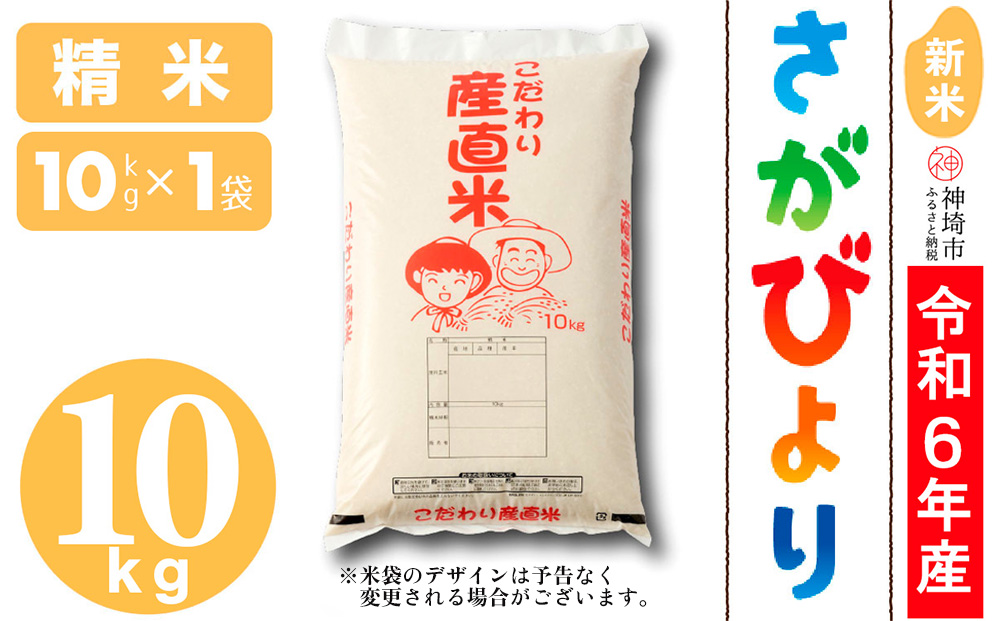 【令和6年産 新米】さがびより 精米 10kg 【米 10kg お米 コメ おいしい ランキング 人気 国産 ブランド 地元農家】(H061405)