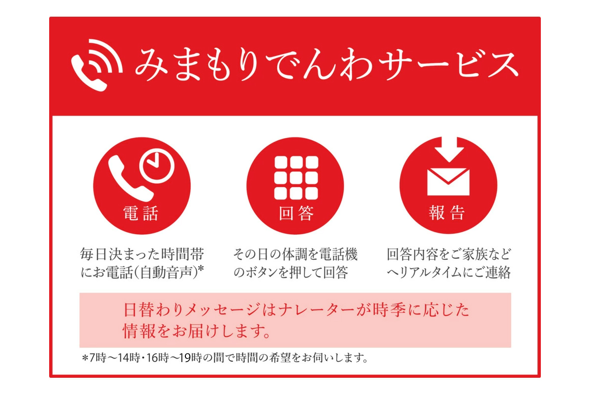 神埼市内みまもりでんわサービス(携帯電話・12ヶ月) 【支援 電話 防犯 お見守り 支援品 お礼の品 郵便局】(H068109)