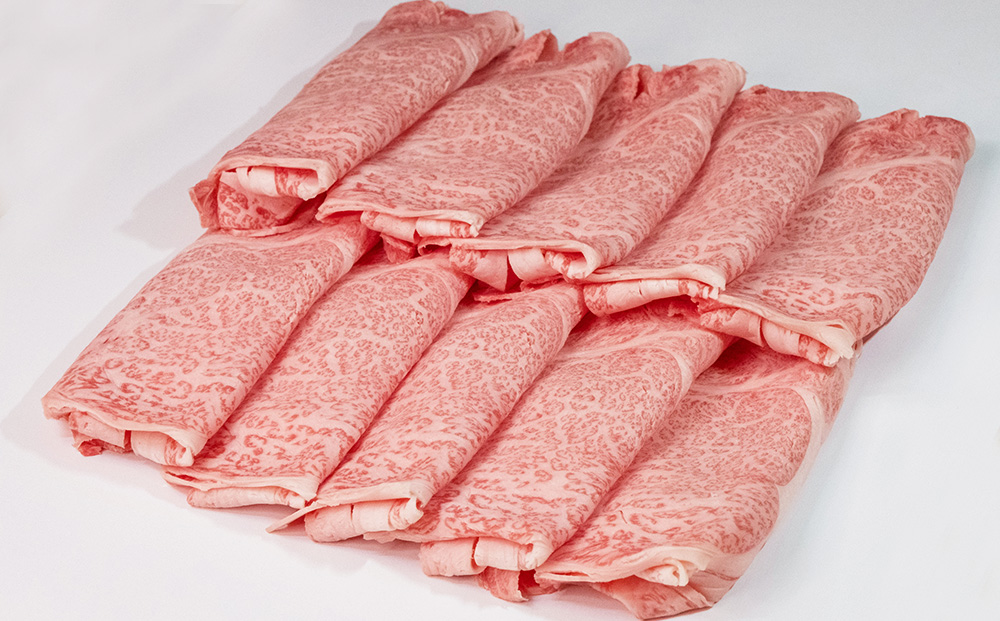 佐賀牛肩ローススライス500g(化粧箱入り)【牛肉 牛 スライス 霜降り すき焼き しゃぶしゃぶ 贈答用 ギフト 佐賀県産】(H065138)