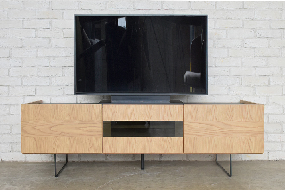 ルト 150 ローボード NA【ナチュラル 完成品 木目 オーク調 テレビ台 シンプル】(H062396)