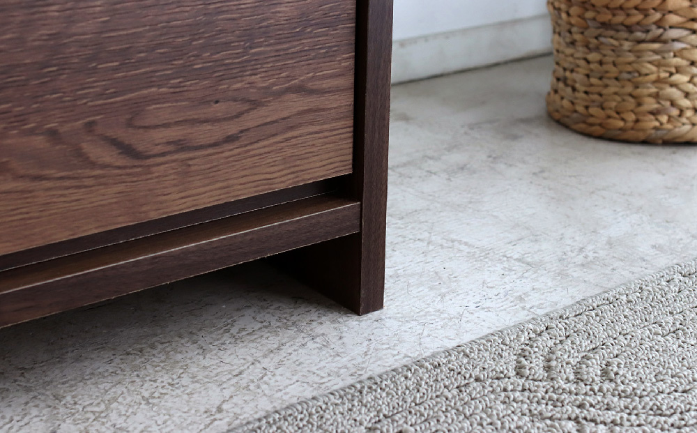 【東馬家具】カンザス 60チェスト BR【木目 天然素材 6段 グラデーション 収納力 上質 棚 完成品】(H060634)