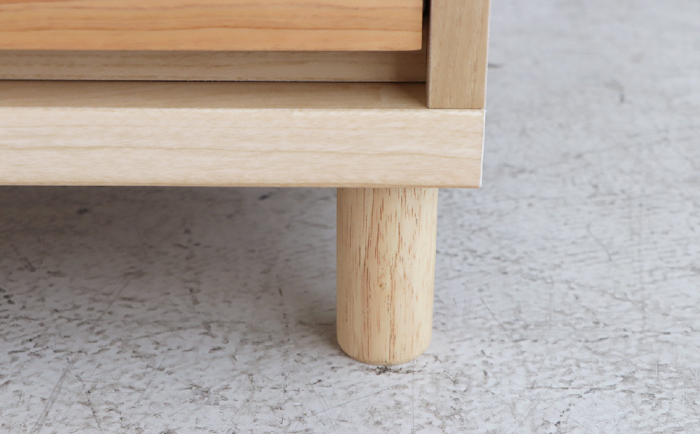 【東馬家具】チプレ 40チェスト【天然 ヒノキ シンプル 国産 自然素材 安心 安全 品質 ナチュラル 収納力 インテリア 完成品 脚のみ取付】(H060631)