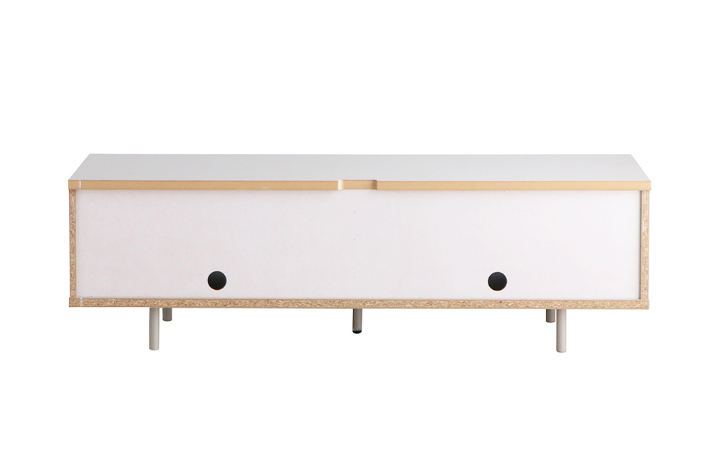 【東馬家具】カクトTV 150 NA【テレビ台 北欧 リビング 収納 おしゃれ 国産】(H060695)