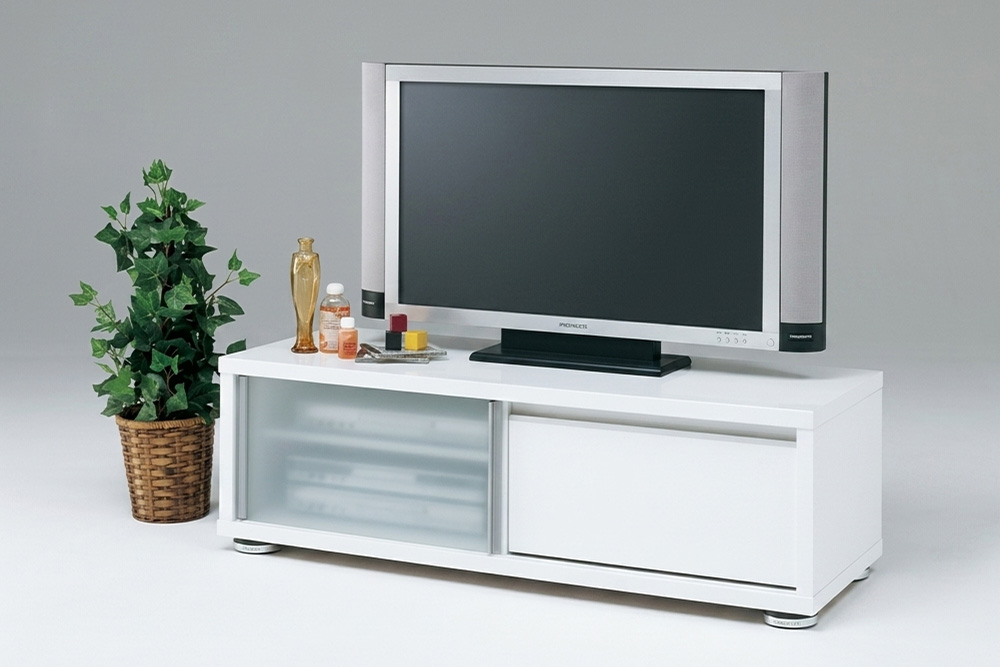 ストーム 120 PZボード WH【ホワイト 完成品 テレビ台 TV台 収納 シンプル リビング】(H062358)