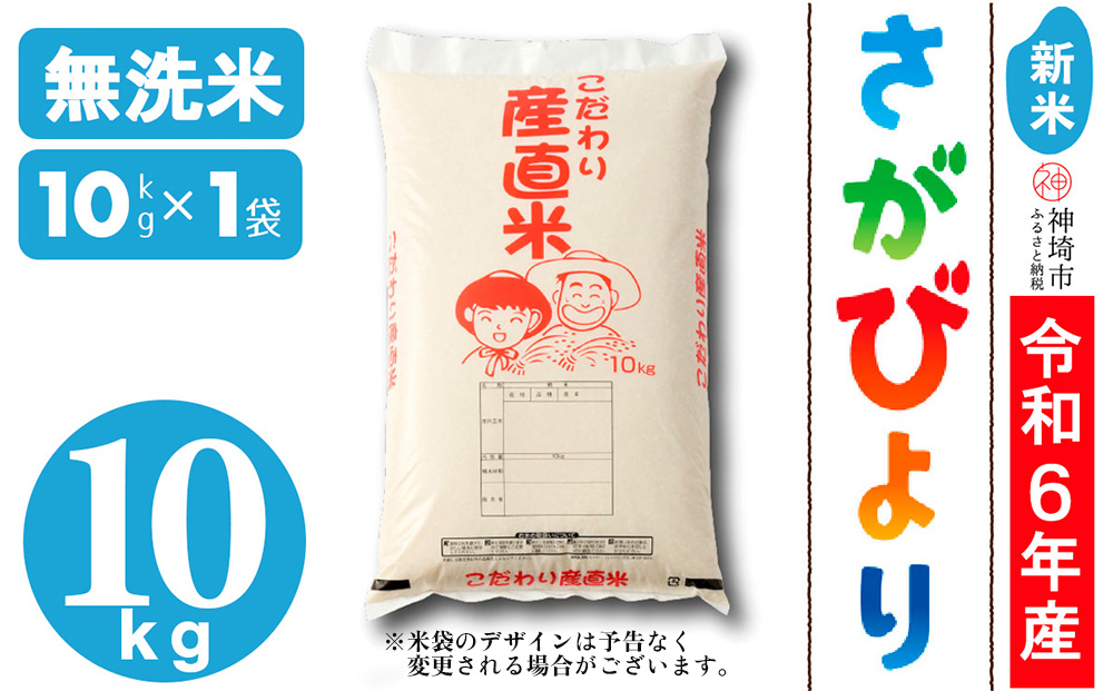 【令和6年産 新米】さがびより無洗米 10kg 【米 10kg お米 コメ おいしい ランキング 人気 国産 ブランド 地元農家】(H061418)