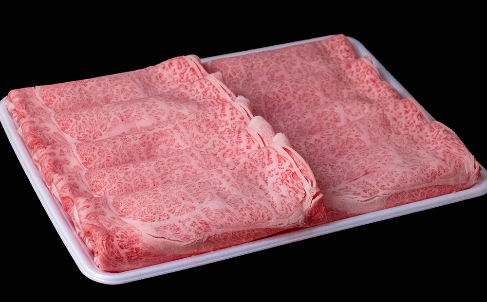 佐賀牛肩ローススライス500g(化粧箱入り)【牛肉 牛 スライス 霜降り すき焼き しゃぶしゃぶ 贈答用 ギフト 佐賀県産】(H065138)