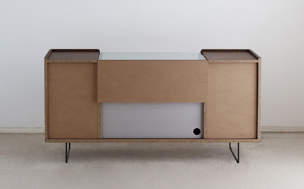 【東馬家具】アトリス SB 150 BR【コレクション ガラスケース キャビネット 木目 高級感 シンプル 和室 洋室 ショーケース 収納力 リビング 完成品 脚のみ取付】(H060623)