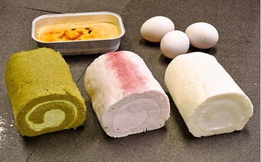 【プレミアム米粉ロールケーキ】米粉ロールケーキ3種＋クレマカタラーナセット (H053104)