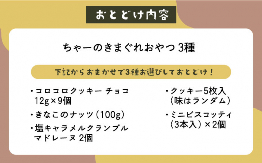 ＜テレビで紹介された人気店＞ちゃーのきまぐれおやつ3種【せなふち。】 [FCM005]