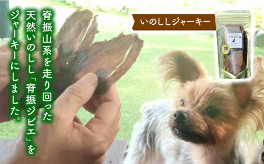 シニア犬＆幼犬の無添加おやつ☆チキン＆エミュー＆天然いのししジャーキーお試し各1個【わんこin食堂】/吉野ヶ里町 [FCG081]