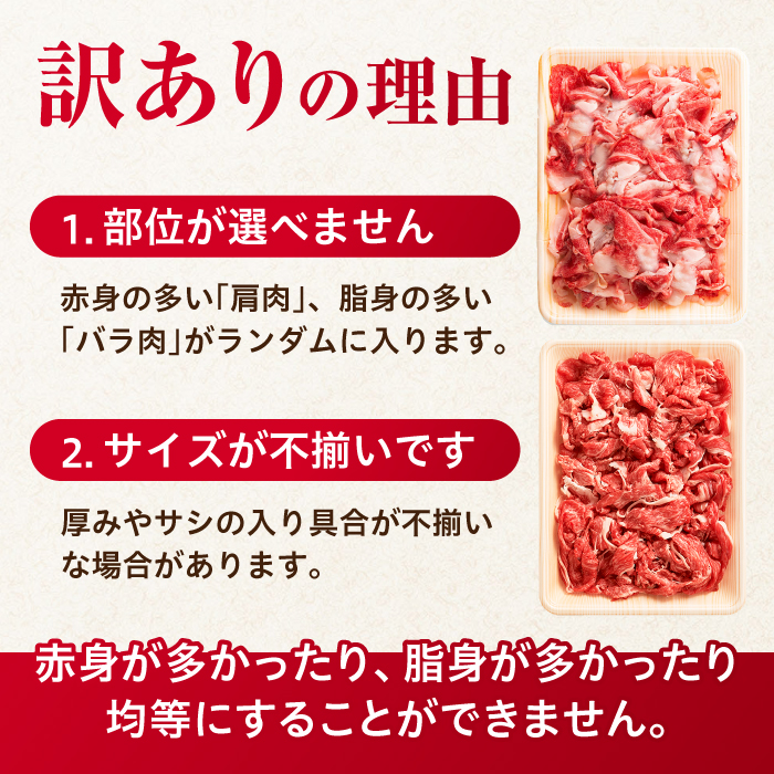 艶さし！ 佐賀牛 切り落とし 肩orバラ 計 1kg （ 500g ×2）  吉野ヶ里町 [FDB007]