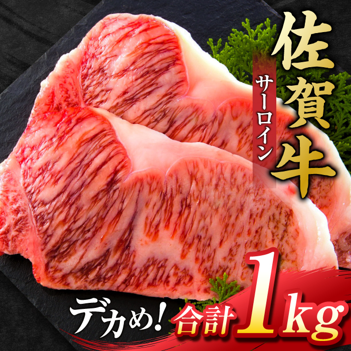 艶さし ！ 佐賀牛 サーロインステーキセット 1kg （ 250g ×4枚）吉野ヶ里町 [FDB011]