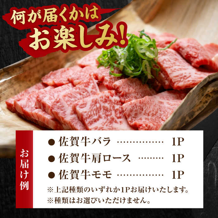 【12回定期便】 艶さし！ 佐賀牛 焼肉用 計6kg （500g×12回）  ※バラ・肩ロース・モモのいずれの部位※ 吉野ヶ里町 [FDB035]