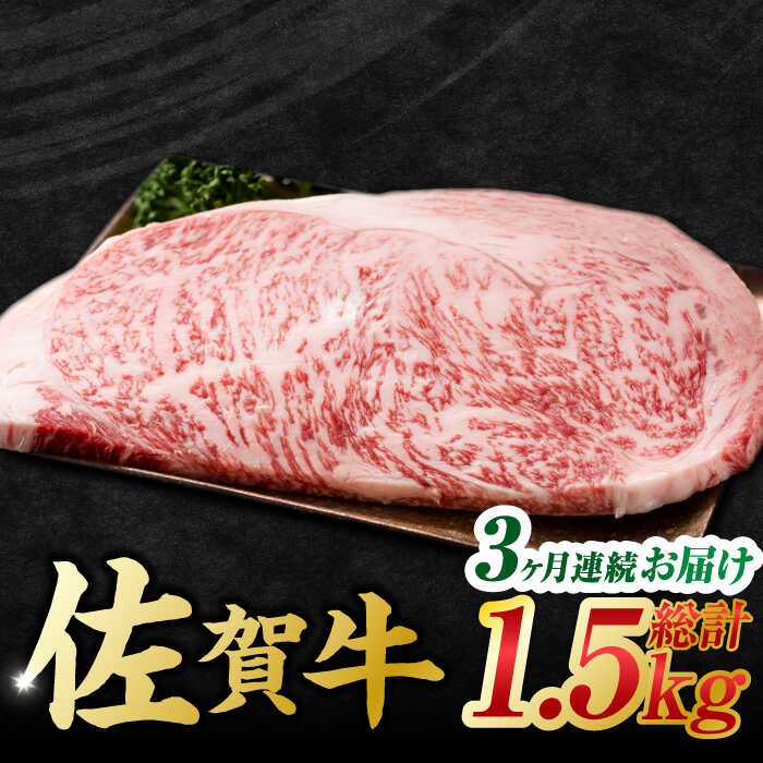 【3回定期便】 艶さし！ 佐賀牛 サーロインステーキセット 計1.5kg （250g×2枚×3回） 吉野ヶ里町 [FDB039]