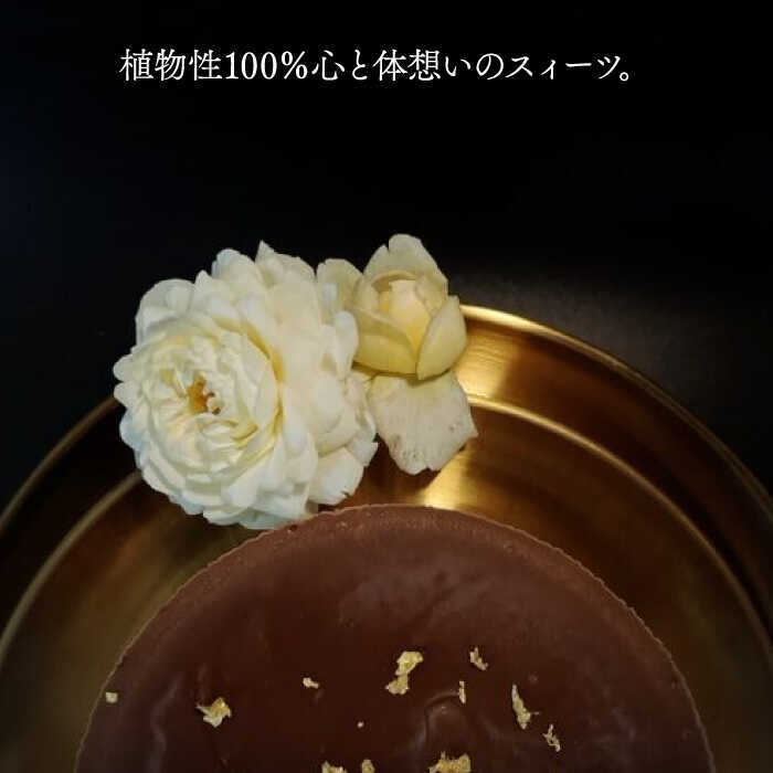 植物性100％Vegan Raw Cake Premium Chocolate【M】お砂糖・乳製品・小麦粉不使用の低カロリースィーツ 吉野ヶ里町/Dondonyokunaru [FCF065]