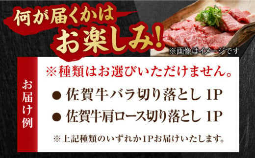 艶さし！ 佐賀牛 焼肉用 切り落とし 500g  肩ロースorバラ 吉野ヶ里町 [FDB048]