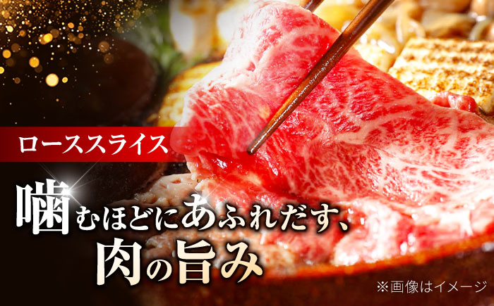 【全6回定期便】小分けが嬉しい！ 艶さし 佐賀牛 ローススライス 600g（300g×2P） 吉野ヶ里町 [FDB055]