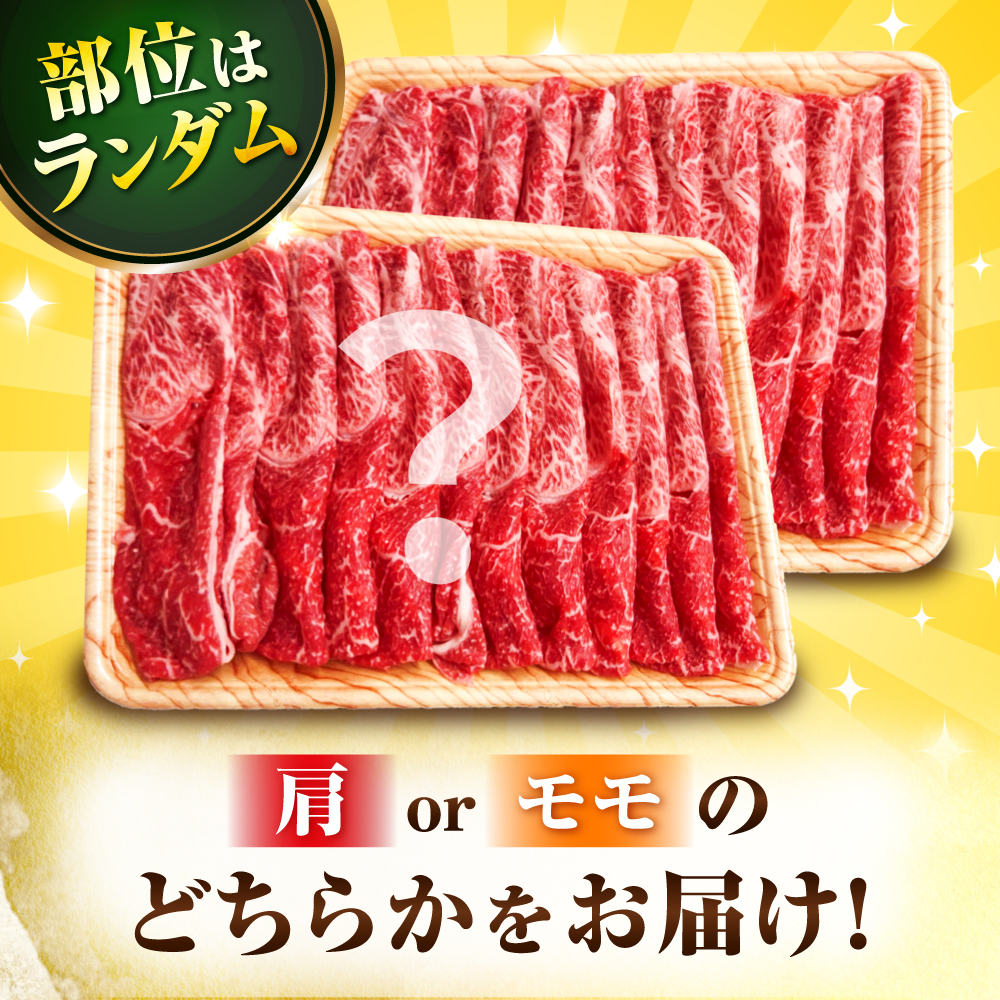 佐賀牛 赤身霜降り しゃぶしゃぶ・すき焼き用 800g（400g×2P） 肩orモモ 吉野ヶ里町 [FDB047]