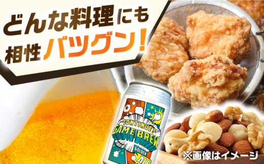 【全6回定期便】吉野ヶ里町産クラフトビール GAME BREW CONTINUE?/コンティニュー 350ml×6本セット 計36本 吉野ヶ里町/西研グラフィックス [FDG003]