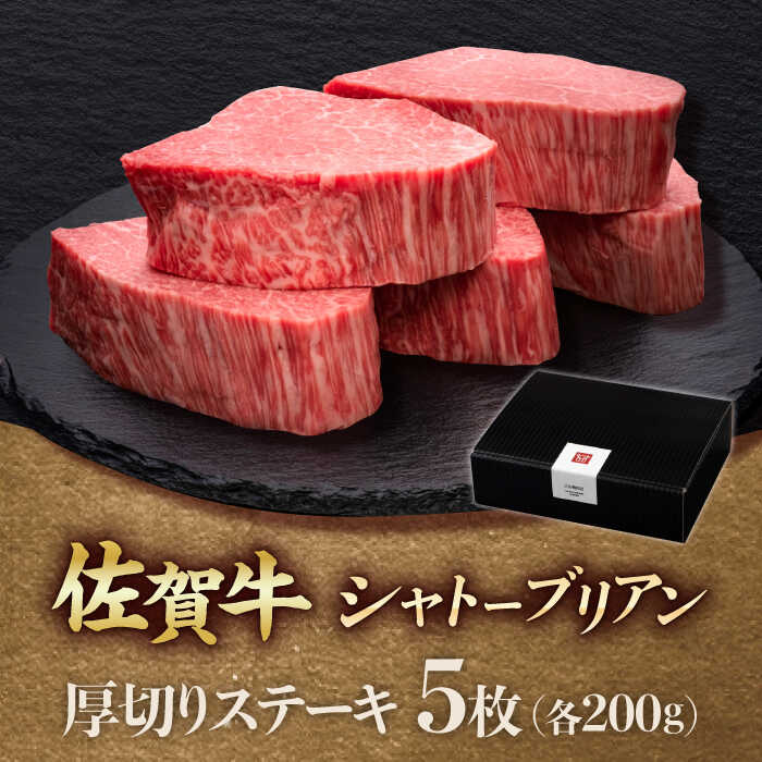 佐賀牛ヒレシャトーブリアン　200g×5枚 吉野ヶ里町/久田精肉店 [FDN009]