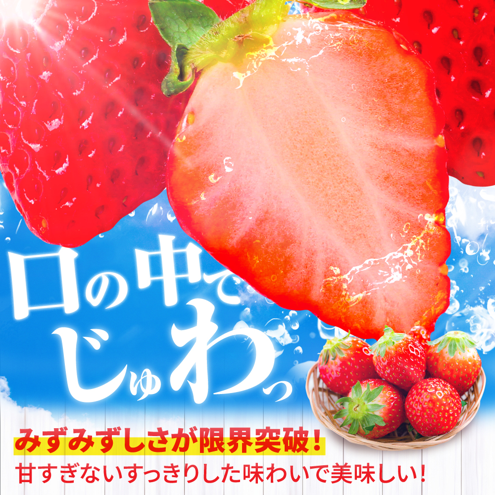 【1週間以内発送/限定数量】いちごさん 計1kg以上（約250g×4P） 吉野ヶ里町/TZファーム [FDF001]