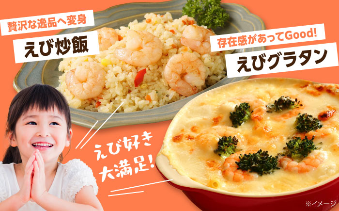 背ワタ除去済み！ぷりぷりむきえび 計1kg（500g×2） 吉野ヶ里町/EBI研究所 [FDE001] えび エビ 海老  むきえび むきエビ 人気 簡単 おかず