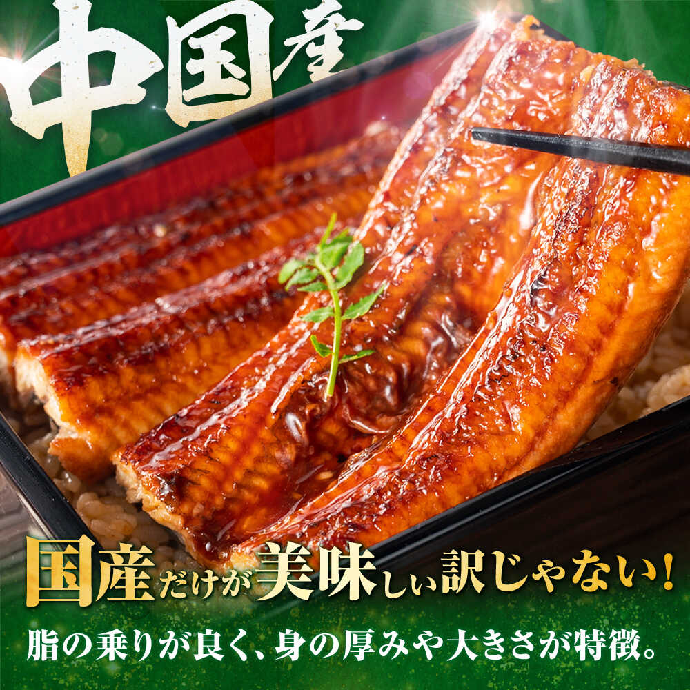 【国産/中国産】うなぎ蒲焼 食べ比べセット 2尾 計380g（160g×1/220g×1）吉野ヶ里町/株式会社フジマキ うなぎ ウナギ 蒲焼 [FDM001]