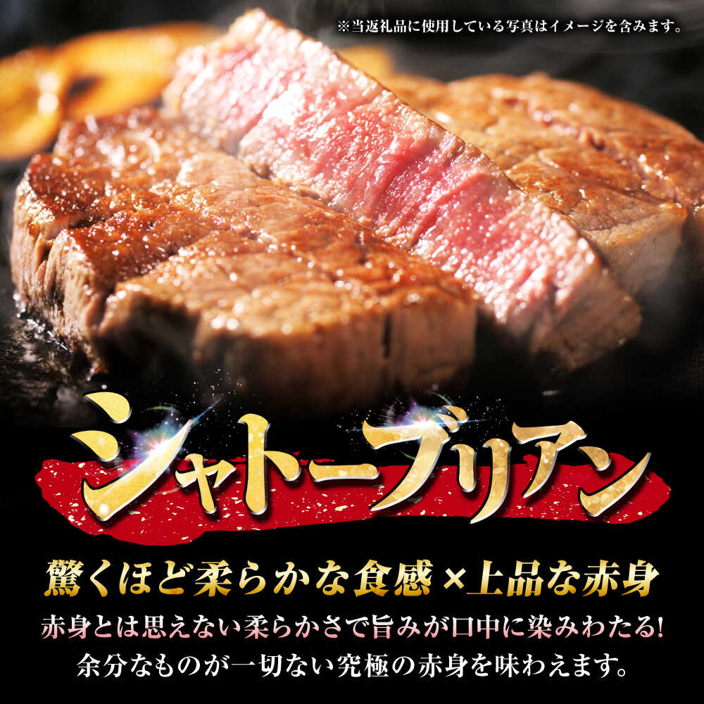 【全12回定期便】佐賀牛 ヒレシャトーブリアン 200g×5枚 吉野ヶ里町/丸宗ミート [FDP008]