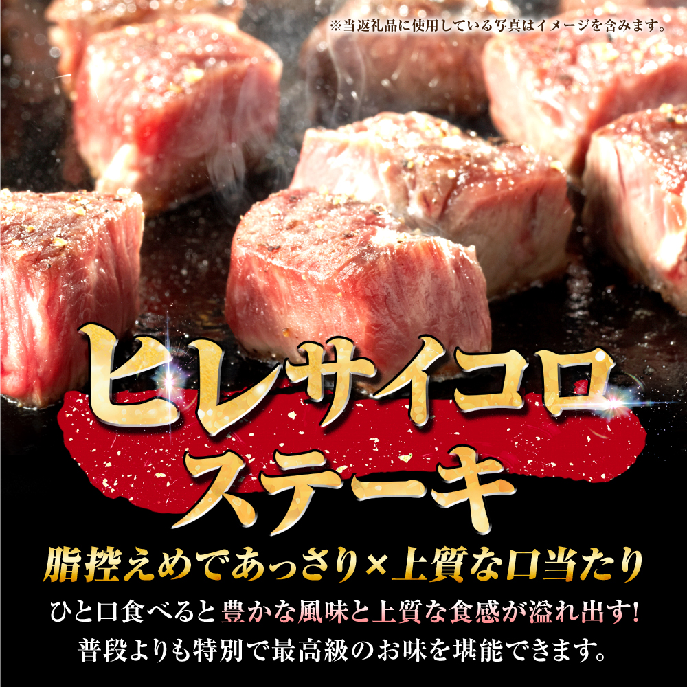 【7営業日以内発送！】 【訳あり】 佐賀牛 ヒレ 不揃い サイコロステーキ 600g 吉野ヶ里町/丸宗ミート [FDP022]