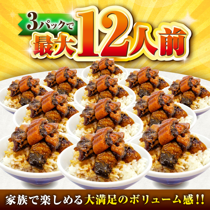 刻みうなぎ蒲焼　計750g（250g×3パック）吉野ヶ里町／株式会社フジマキ 鰻 ウナギ うなぎ 蒲焼　 [FDM017]