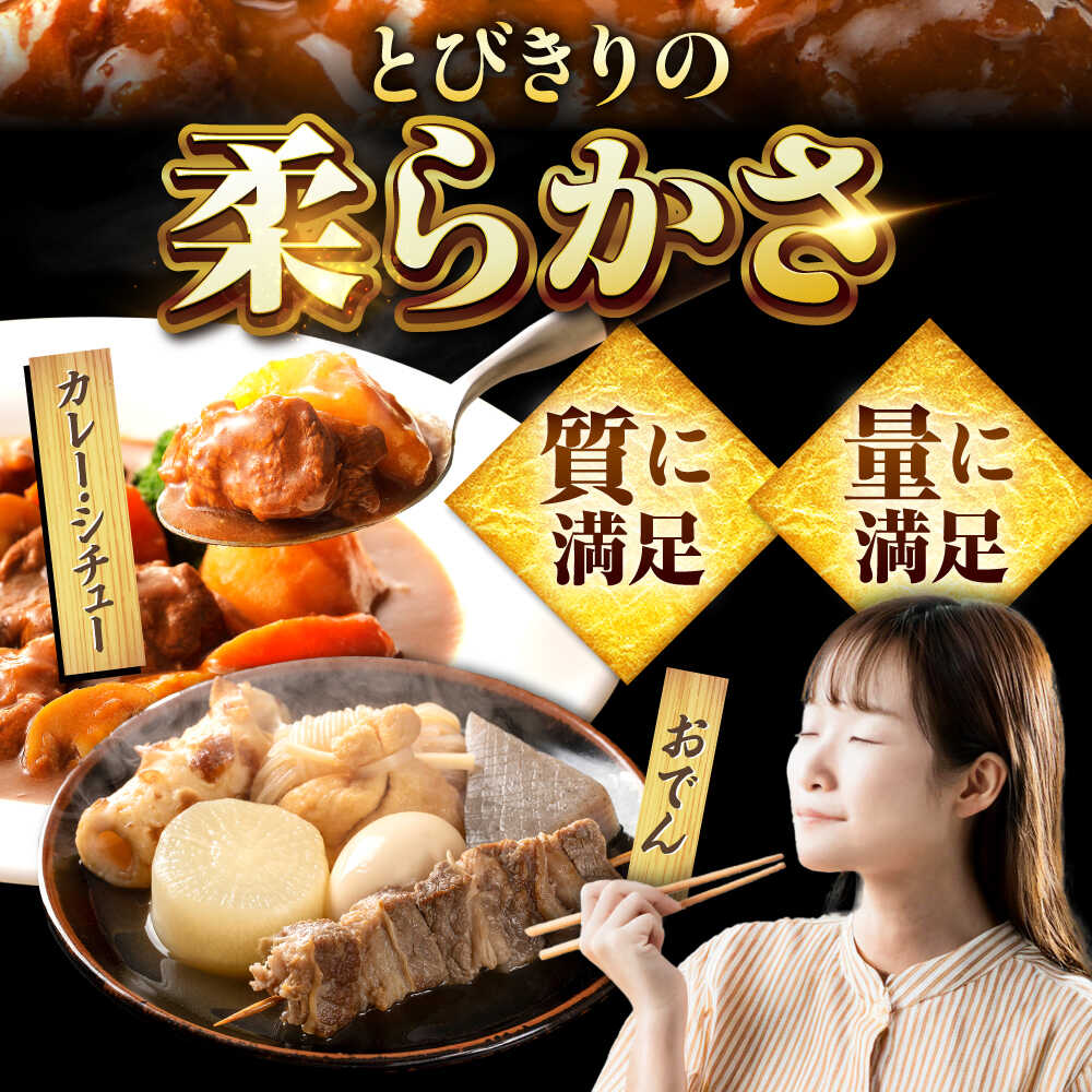 【全6回定期便】高評価!  佐賀牛 すね肉 角切り 800g (400g×2) スネ肉 牛スネ 牛肉  吉野ヶ里町/ミートフーズ華松 [FAY106]