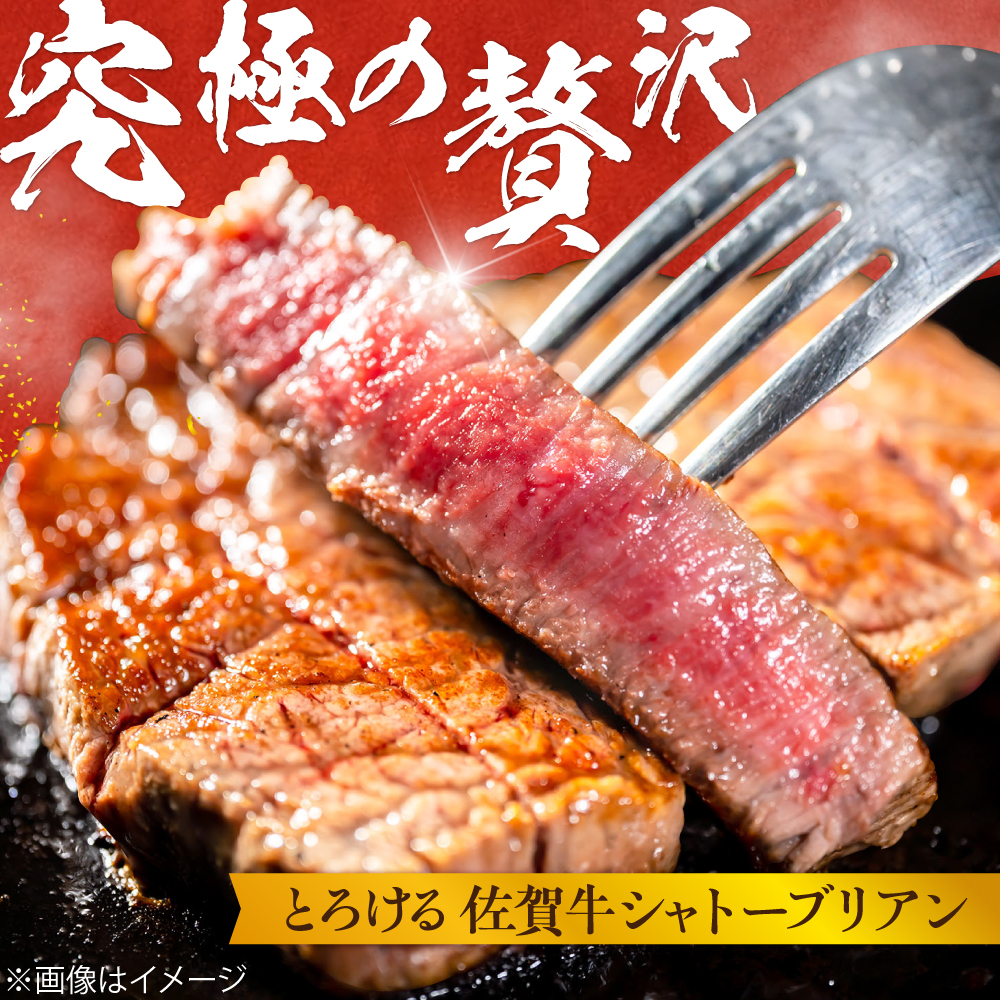 【最高級！とろける希少部位】 佐賀牛 シャトーブリアン 200g×4枚 総量800g 吉野ヶ里町/やま田商店 [FCH023]