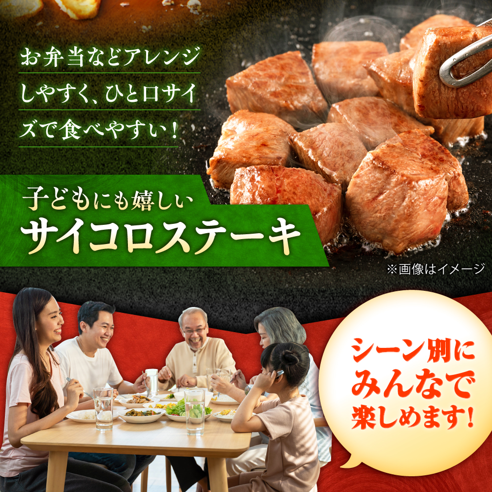 【全3回定期便】佐賀牛 赤身 希少部位 ヒレ セット (ステーキ180g×3 / サイコロステーキ400g)  吉野ヶ里町/やま田商店 [FCH026]