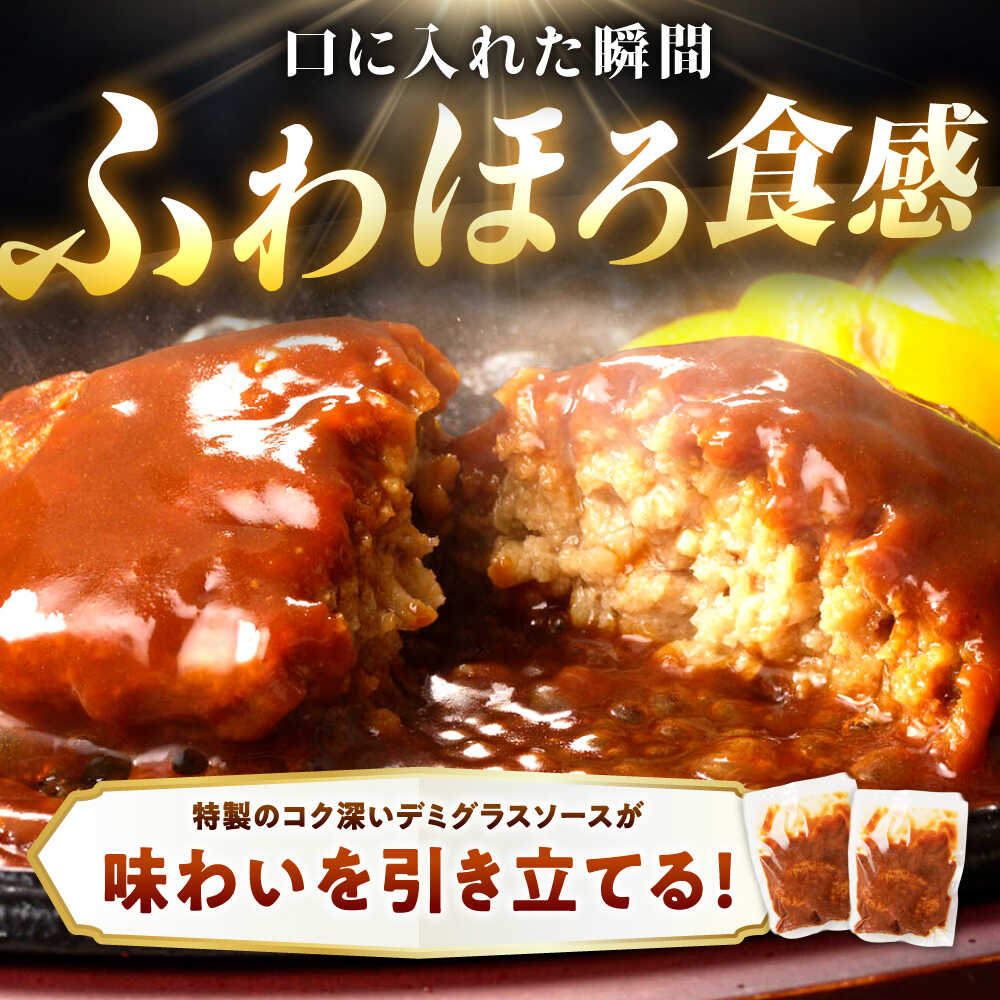100％佐賀牛！佐賀牛デミハンバーグ 150g×10個 吉野ヶ里町/株式会社博多漁師の里 [FDV001]