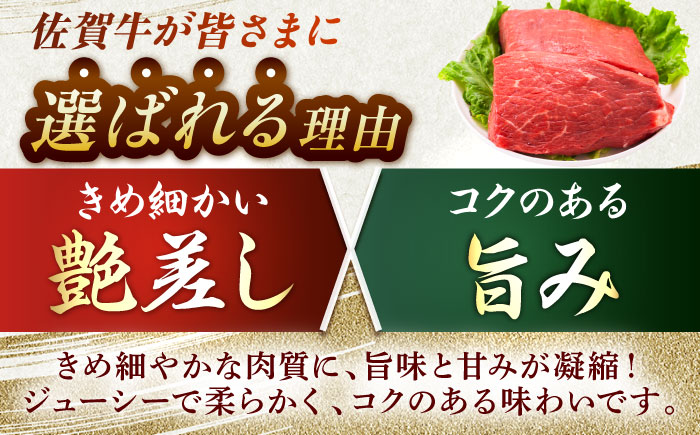艶さし！ 佐賀牛 モモブロック （ローストビーフ用等） 約500g 吉野ヶ里町 [FDB026]