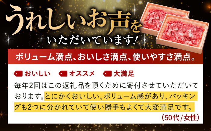 佐賀産和牛 切り落とし 1kg (500g×2P) 牛肉 A4 国産 黒毛和牛 小分け 吉野ヶ里町/石丸食肉産業[FBX001]