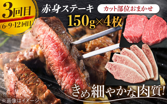 【全12回定期便】【最高級のヘルシーお肉 A4 A5 佐賀牛あっさり赤身 定期便 12,000g 総計12kg 吉野ヶ里町/ミートフーズ華松 [FAY021]