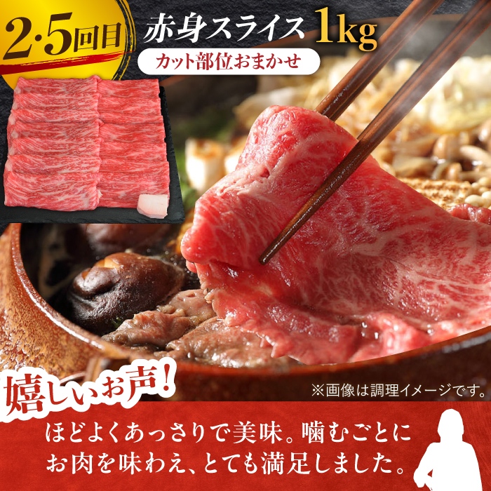 【全6回定期便】最高級の牛肉をヘルシーに堪能♪ A4 A5 佐賀牛 あっさり 赤身 定期便 6,000g 総計6kg 吉野ヶ里町/ミートフーズ華松 [FAY020]