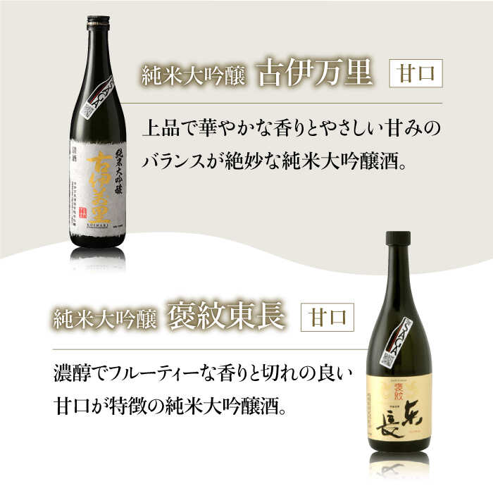 THE SAGA認定酒≪おまかせ3回定期便≫純米大吟醸酒720ml×2本【ブイマート・幸ちゃん】 [FAL041]