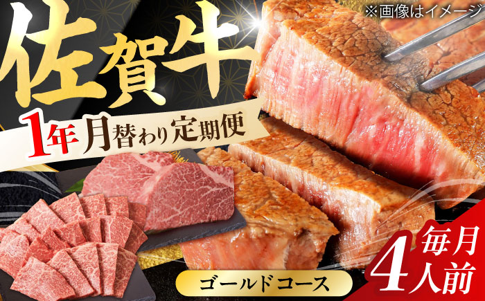 【全12回定期便】A4 A5 豪華 佐賀牛 ゴールドコース 15,200g ＜総量15.2kg！＞【ミートフーズ華松】 [FAY040]