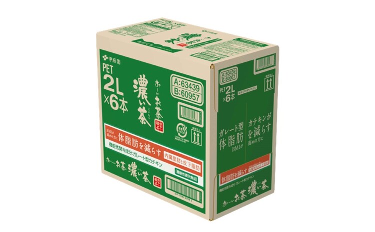 【隔月3回定期便】おーいお茶濃い茶 2L×6本(合計3ケース)【伊藤園 お茶 緑茶 濃い 渋み まとめ買い 箱買い ケース買い カテキン 2倍 体脂肪】A9-J071342