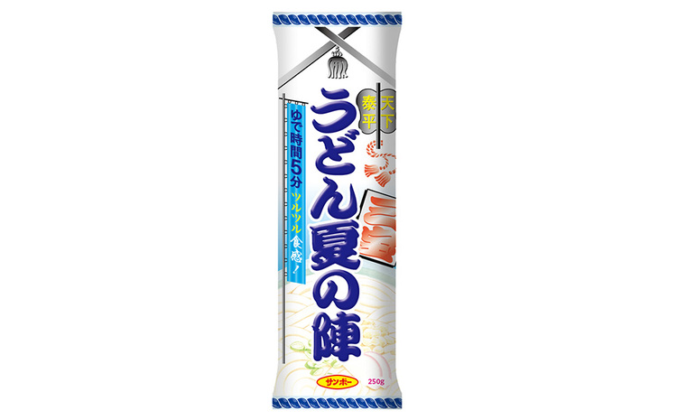 うどん夏の陣【サンポー サンポー食品 うどん 麺 やわらか つるつる のどごし 早煮】A-J001026