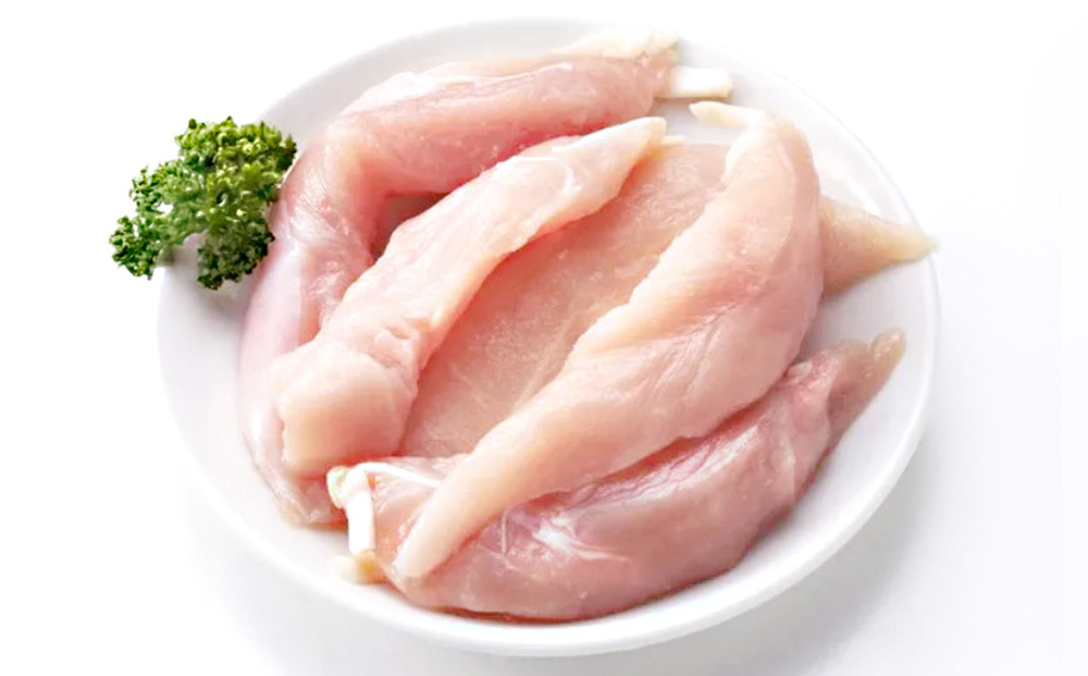佐賀県産みつせ鶏 ささみ 200g×8袋【高タンパク 低カロリー サラダ 冷凍 小分け ダイエット 低脂質 ヘルシー 旨味成分 柔らか 歯ごたえ】K059052