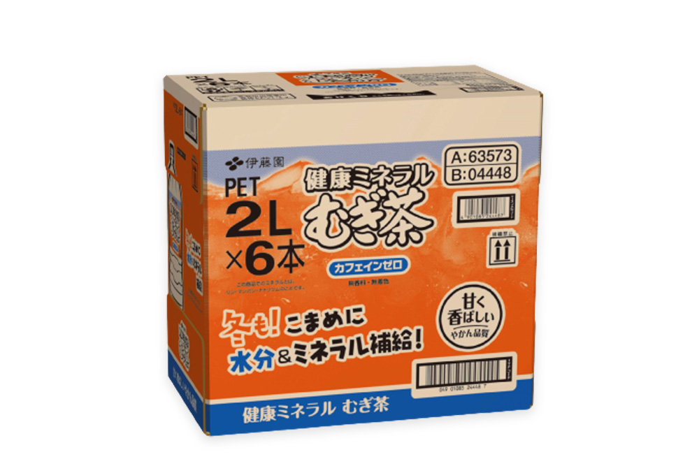 【隔月2回定期便】健康ミネラルむぎ茶 2L×6本(合計2ケース)【伊藤園 麦茶 むぎ茶 ミネラル ノンカフェイン カフェインゼロ 備蓄 防災 熱中症】K071478