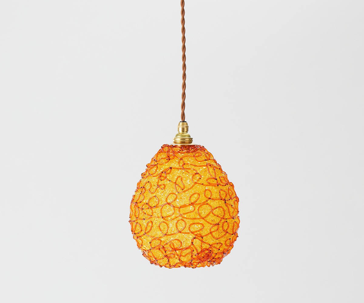 BR033_ricorDI　pendant lamp GOCCE アンバー　照明　ペンダントライト　アンティーク