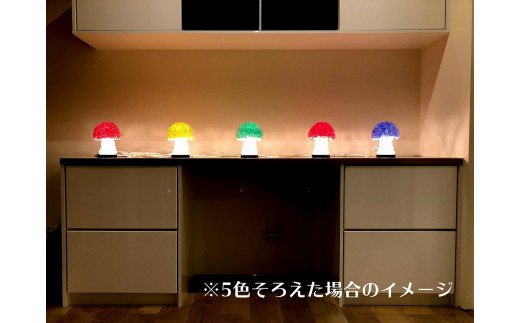 BR011　【PASTAライト】キノコ型　フロアランプ【グリーン】