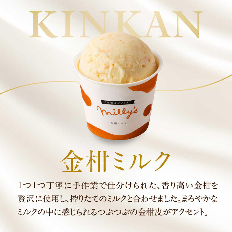 松本牧場ミリーズPremium　本格ジェラート＆シャーベット（6個）